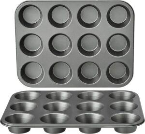 Amazon Basics Nonstick Muffin Pan, ...