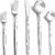 40-Piece Silverware Set for 8, CEKEE Stainless Steel Flatware Cutlery Set Included Knife Spoon and Fork, Kitchen Utensils Set for Home Hotel Wedding Restaurant – Mirror Polished & Dishwasher Safe
