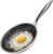 7-Inch Nonstick Frying Pan, Durable Stainless Steel Skillet, Induction Cooktop Compatible, PFOA-Free Scratch-Proof, Dishwasher & Oven Safe, Stay-Cool Handle, Silver Kitchen Cookware