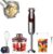 MegaWise 5-in-1 Immersion Hand Blender, Titanium Reinforced Blades (80% Sharper), 12-Speed Powerful Stick Blender with 500ml Chopper, 600ml Beaker, Whisk & Milk Frother for Smoothies, Baby Food & Soup
