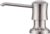 Soap Dispenser for Kitchen Sink Brushed Nickel, Built-in and Refill-from-Top Design with Liquid Hand & Dish Soap Bottle