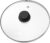 Tempered Glass Lids for Pots and Pans, Cast Iron Skillet Lid 10.5 Inch, Round Frying Pan Lid, Replacement Pan Cover, Crock Pot Lid with Stainless Steel Rim, Dishwasher Safe, Cookware Pot Covers