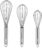 NileHome Stainless Steel Whisk Set 8″ 10″ 12″ Kitchen Whisk Balloon Whisk Kitchen Wisk Wire Whisks for Cooking, Whisking, Blending, Beating, Stirring-3 Pack…