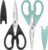 iBayam 2 Pack All Purpose Kitchen Shears Heavy Duty – Stainless Steel Kitchen Scissors With Protective Sheath, Soft Comfort-Grip Handle, Food & Meat Scissors, Home, Kitchen, Dining Utility Gadgets