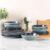 AmorArc Ceramic Dinnerware Sets,Handmade Reactive Glaze Stoneware Plates and Bowls Sets,Highly Scratch Resistant | Dishwasher & Microwave Safe Dishes Set,Service for 4 (12pc)