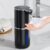 Fantictas Automatic Soap Dispenser Touchless Automatic Foam Soap Dispenser 380ML 4 Adjustable Levels 1200mAh Soap Dispensing Wall Mount for Kitchen and Bathroom,Black