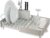 Joseph Joseph Extend Steel Expandable Dish Drying Rack with Removable Cutlery Holder Swivel Draining Spout, Stainless Steel