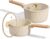 CAROTE 1.5Qt & 2.5Qt Sauce Pan Sets with Lid Ceramic Nonstick Pot Set Non Toxic Saucepan with Stay-cool Handle Small Kitchen Cooking Pots, Easy to Clean, Induction Comptable, PFOA FREE