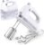 Lord Eagle Hand Mixer Electric Handheld 400W, 5-Speed Lightweight Kitchen Mixer with Storage Case, 5 Stainless Steel Attachments for Baking Cake Egg Cream Food Beater, Turbo+Eject Button