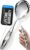 Zulay Kitchen Stainless Steel Serving Spoon – 11.5” Large Cooking & Serving Spoon with Ergonomic Handle – Durable, Rust-Resistant & Dishwasher Safe Kitchen Utensil for Cooking and Buffets