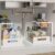 REALINN Under Sink Organizer, Pull Out Cabinet Organizer, 2 Tier Metal Slide Out Shelf with L Shaped Design for Kitchen, Bathroom, Laundry, and Utility Cabinet Storage for Deep Cabinets, White, 2 Pack