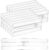 Vtopmart 12 Pack Drawer Dividers for Clothes, 4″ High 10.2″-16.5″ Adjustable Expandable Dresser Drawer Organizer, Clear Plastic Separators for Dresser, Baby Clothing, Underwear, Cosmetic, Toiletries