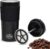 Portable French Press Travel Mug – Insulated Stainless Steel French Press Mug for Hot or Cold Brew – Durable Travel Coffee Maker – On-the-Go Tea & Coffee Maker (Black)
