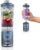 Ninja Blast Max, Portable Blender + Twist & Go, Personal Smoothie, Blend, Ice Crush, 3 Programs, Cordless, 22 oz removable Vessel, Dishwasher Safe, Leakproof, Navy, BC251NV