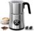 Milk Frother and Steamer, Electric Frother with Detachable Stainless Steel Jug, Hot & Cold Foam Maker for Latte, Cappuccino, Coffee, 4-in-1 Automatic Milk Warmer, 17oz Heat