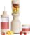 Beast Mega 1200 Plus | Premium Countertop Blender | Smoothies, Shakes, Sauces, Dips, Soups | Blends Ice and Frozen Fruit | XL Vessel | With Extra Vessels, Straw System | 1200W | (Sand, 120V)