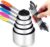 TILUCK measuring cups and magnetic measuring spoons set, stainless steel measuring cups, 6 double-sided stainless steel measuring spoons & 1 leveler (12)