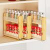 SpaceAid Bamboo Pull Out Spice Rack...