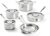 All-Clad D5® Stainless Steel Core 10 Piece Cookware Set- Made in USA- The Upgrade for Supremely Even Heat- Includes Frying Pans, Saucepan, Sautépan, Stockpot -Oven Safe & Induction Compatible