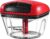 Manual Food Processor Vegetable Cutter, Geedel Pull Chopper with String, Food Chopper Vegetable Cutter for Veggies, Fruits, Salad, Onion, Nuts, Herbs, etc, 2 Cup(500ml), Red