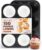 CARTMAN 2-Pack Jumbo Muffin Pan with 150 Cupcake Liners, Nonstick 6-Cup Large Muffin Tin for Baking, Food-Grade Carbon Steel Cupcake Pan for XL Treats & Egg Bites, Perfect for Family Breakfasts