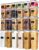 Airtight Food Storage Containers with Lids, Vtopmart 24 pcs Plastic Kitchen and Pantry Organization Canisters for Cereal, Dry Food, Flour and Sugar, BPA Free, Includes 24 Labels，Black