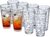 Amazing Abby – Iceberg – 24-Ounce Plastic Tumblers (Set of 8), Plastic Drinking Glasses, All-Clear High-Balls, Reusable Cups, Stackable, BPA-Free, Shatter-Proof, Dishwasher-Safe