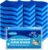 HOMEXCEL Sponges Kitchen 24pcs Non-Scratch for Dishes, Blue Scrub Cleaning Sponge for Non-Coated Cookware, Dishes, Pots, Pans, Dual Sided Dish Sponge for Kitchen, Household, Bathroom