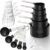 16PCS Measuring Cups and Spoons Set, Measuring Spoon Set with Metric and US Measurements, Fits for Measuring Dry and Liquid – Black