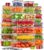 KEMETHY 60 PCS Food Storage Containers with Lids, BPA-Free Plastic Food Containers for Kitchen Storage, Leak Proof, Reusable Meal Prep Containers with Labels & Pen