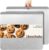 HONGBAKE 2 Pieces Large Flat Cookie Sheet No Edges, Nonstick Insulated Baking Pan, Commercial Oven Trays for Cooking, 16″ X 14″, Grey