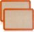 Luckyiren 2-Pack Silicone Baking Mats – Non-Stick Reusable BPA-Free Oven Liners, 100% Food-Grade Silicone, Fit Half Sheet Pans (16.54″ x 11.62″) for Cookies, Pastry & More