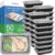 Dealusy 50 Pack (100-Piece) 32 oz Meal Prep Containers Reusable with Lids, Sturdy Leakproof & Food Safe, Microwave, Freezer, Dishwasher Safe Prep Containers, To Go Take Out Plastic Food Storage