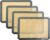 Amazon Basics Non-Stick Silicone Baking Mat, Food Safe, Dishwasher Safe, Heat Resistant, 16.5″ x 11.6″, Beige/Gray, Rectangular, 4-Pack