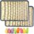 HOOMIL Macaron Silicone Baking Mats, 13″x9″, Non-Stick, Reusable, Food Safe, Quarter Sheet Size Silicone Mat, Pack of 2